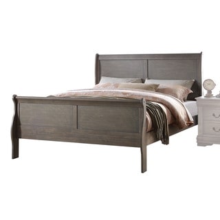 Louis Philippe III Cherry Wood Bed - On Sale - Bed Bath & Beyond - 12314381