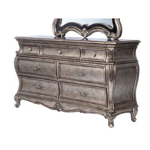Acme Furniture Chantelle Wood 7-drawer Dresser with Granite Top