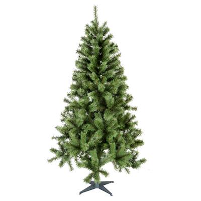 Green Plastic 6-foot Christmas Tree