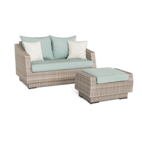 Cannes Loveseat and Ottoman by RST Brands