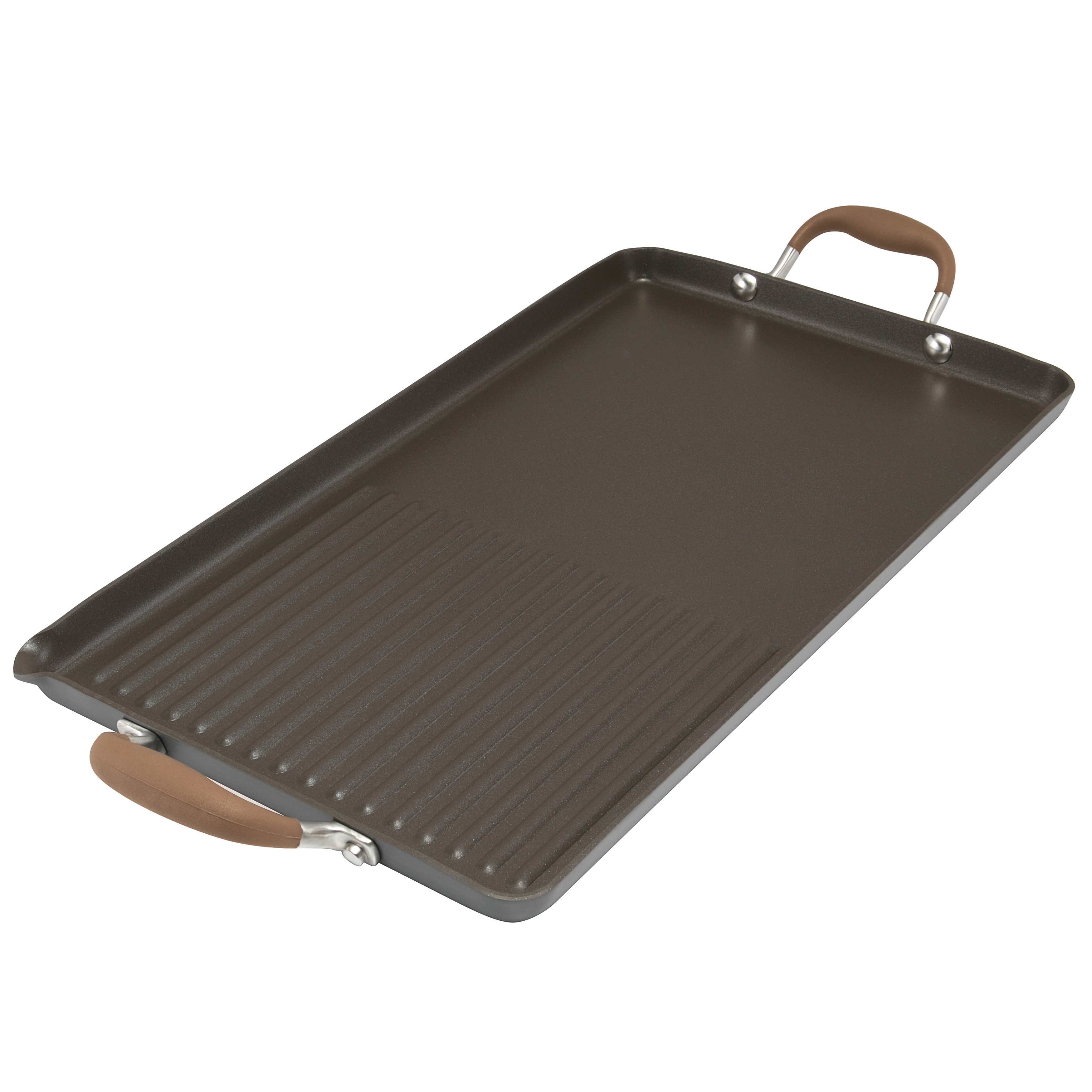 Top Product Reviews for Anolon Advanced Bronze Hard-Anodized Nonstick 10- Inch x 18-Inch Double Burner Griddle and Grill Pan with Pour Spout  13218506 Bed Bath  Beyond