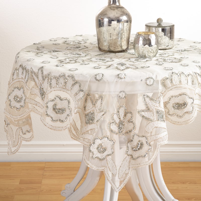 Hand Beaded Design Topper