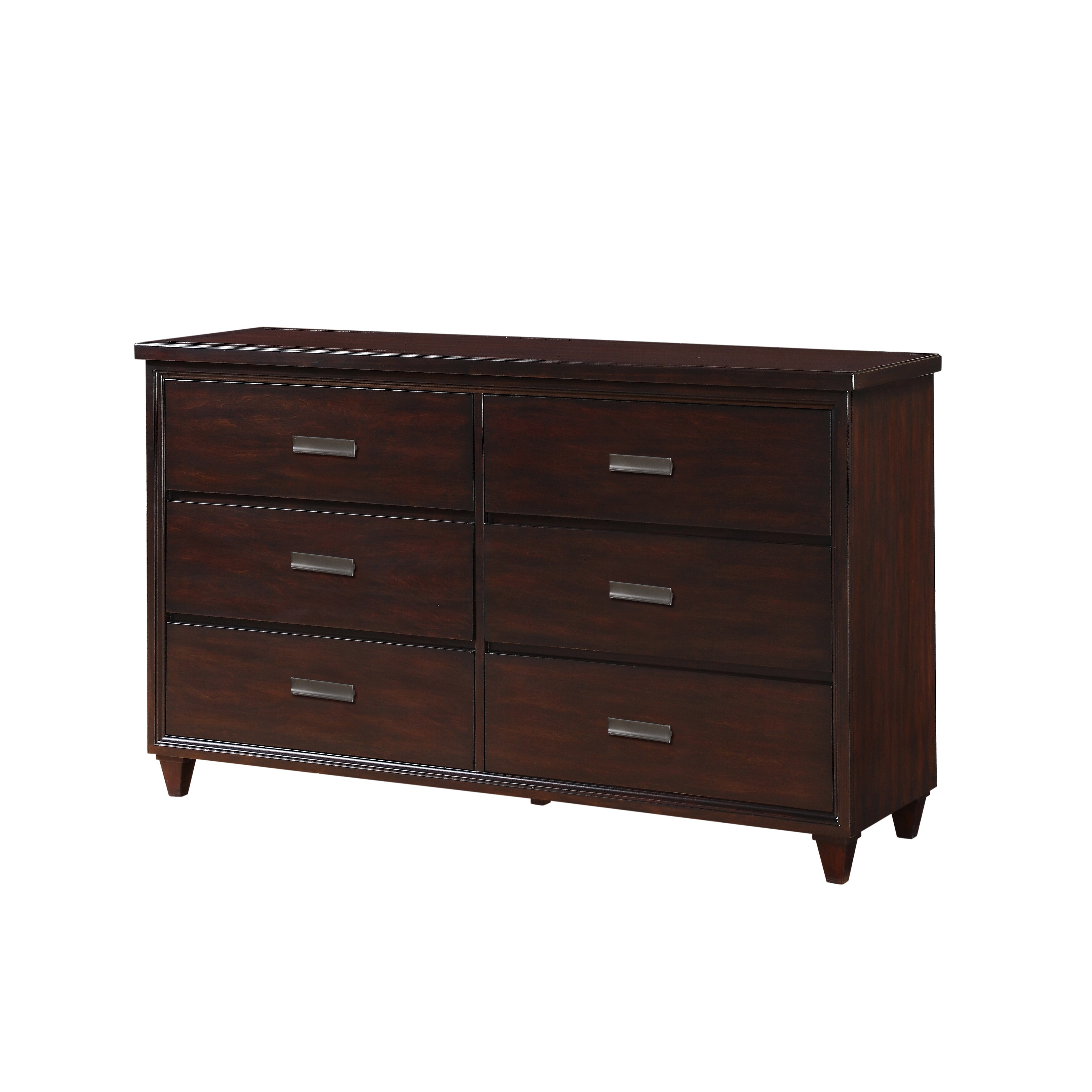Acme Furniture Raleigh Cherry 6 Drawer Dresser Overstock 13218725