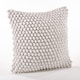 preview thumbnail 5 of 29, Cotton Throw Pillow With Crochet Pom Pom Design And Down Filling