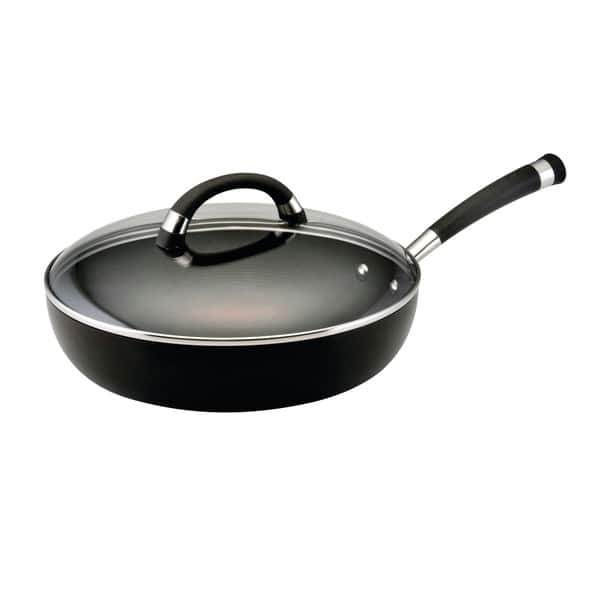 Circulon Espree Hard-Anodized Nonstick 12-Inch Covered Deep Skillet ...