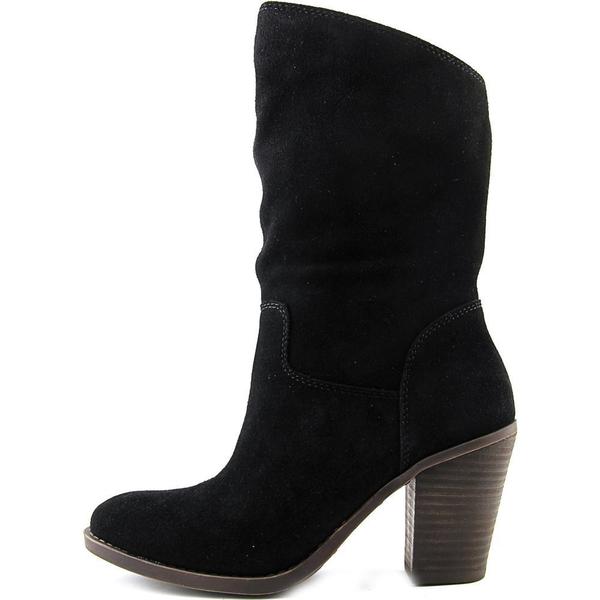 lucky brand black suede boots