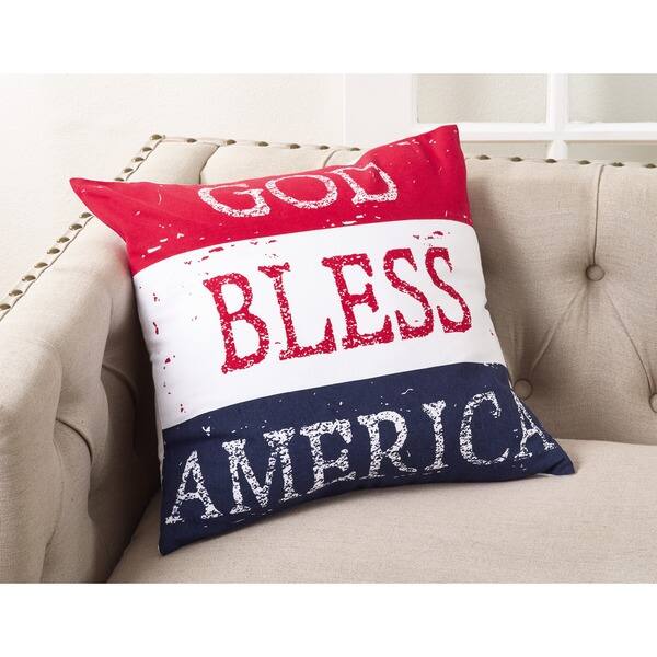 Shop American Flag Throw Pillow Free Shipping On Orders Over 45
