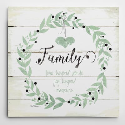 Wexford Home Carol Robinson 'Family Love Joy' Wall Art
