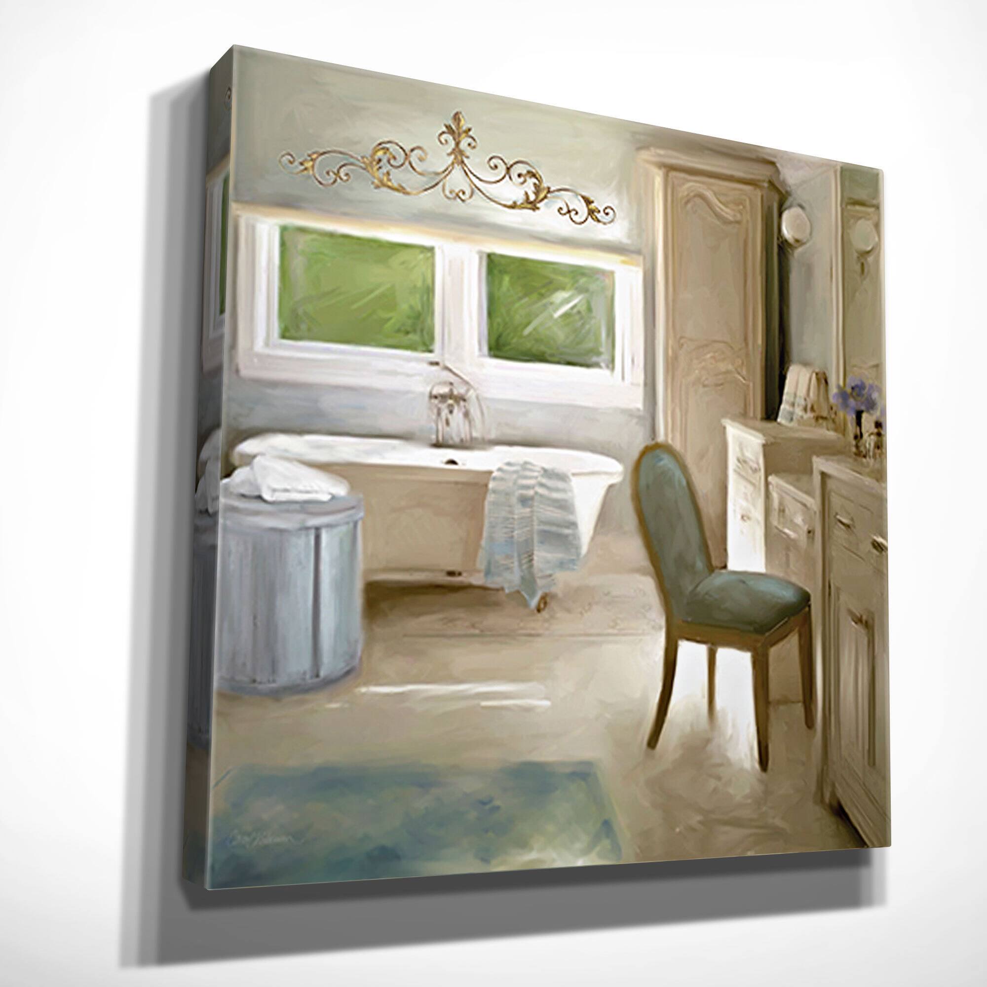 Wexford Home Carol Robinson 'French Bath' Wrapped Canvas - Bed Bath ...