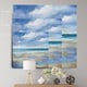 preview thumbnail 3 of 2, Wexford Home Nan 'Washy Coast I' Canvas Giclee Artwork