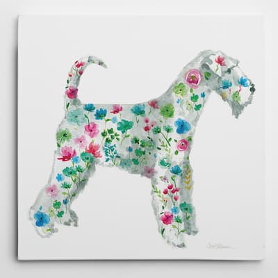 Wexford Home 'Tapestry Airedale' Multicolored Canvas Artwork