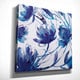 Wexford Home 'Indigo Swirl II' Canvas Wall Art - Overstock - 13219142