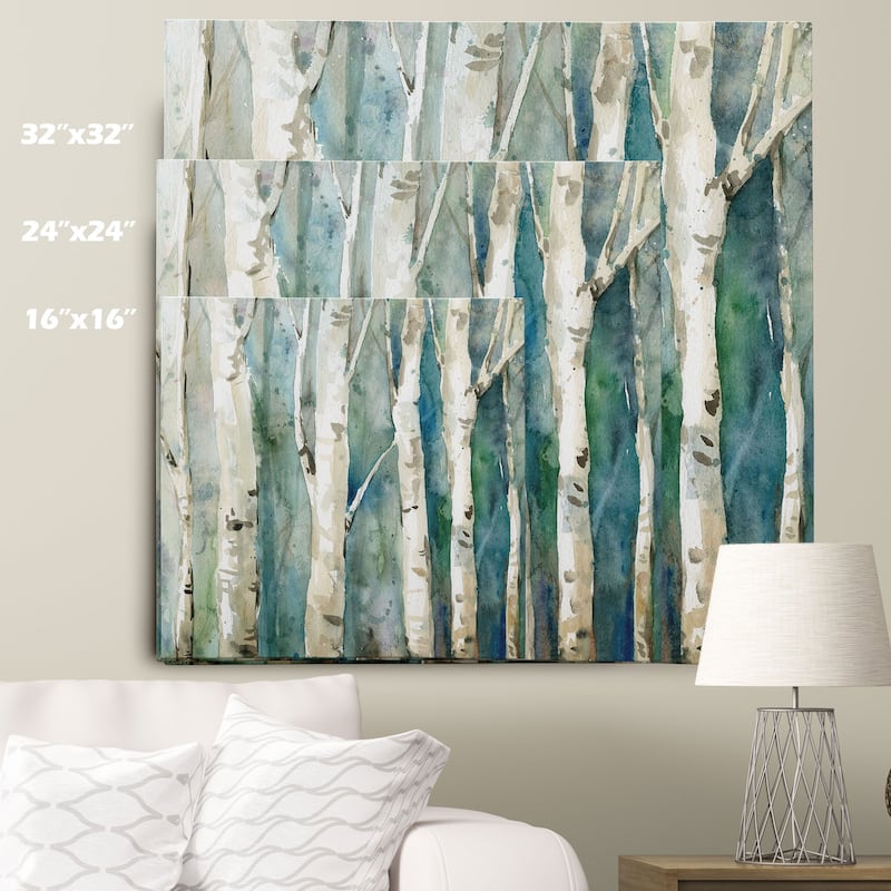 Wexford Home 'River Birch II' Wrapped Canvas