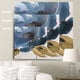 preview thumbnail 3 of 2, Wexford Home Carol Robinson 'Blue Note I' Wrapped Canvas Art