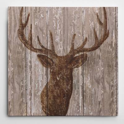 Wexford Home Nan 'Majestic Deer' Wrapped Canvas Art