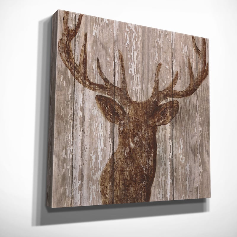 Wexford Home Nan 'Majestic Deer' Wrapped Canvas Art - Bed Bath & Beyond ...