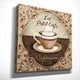 preview thumbnail 4 of 2, Wexford Home 'Cappuccino' Canvas Wall Art
