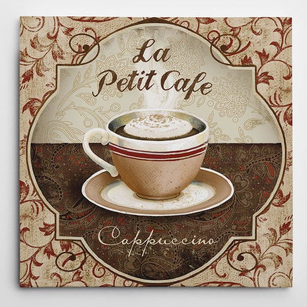 slide 2 of 4, Wexford Home 'Cappuccino' Canvas Wall Art