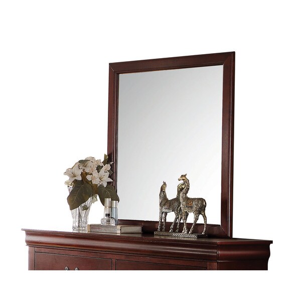 Acme Furniture Louis Philippe Pine/MDF/Veneer Mirror