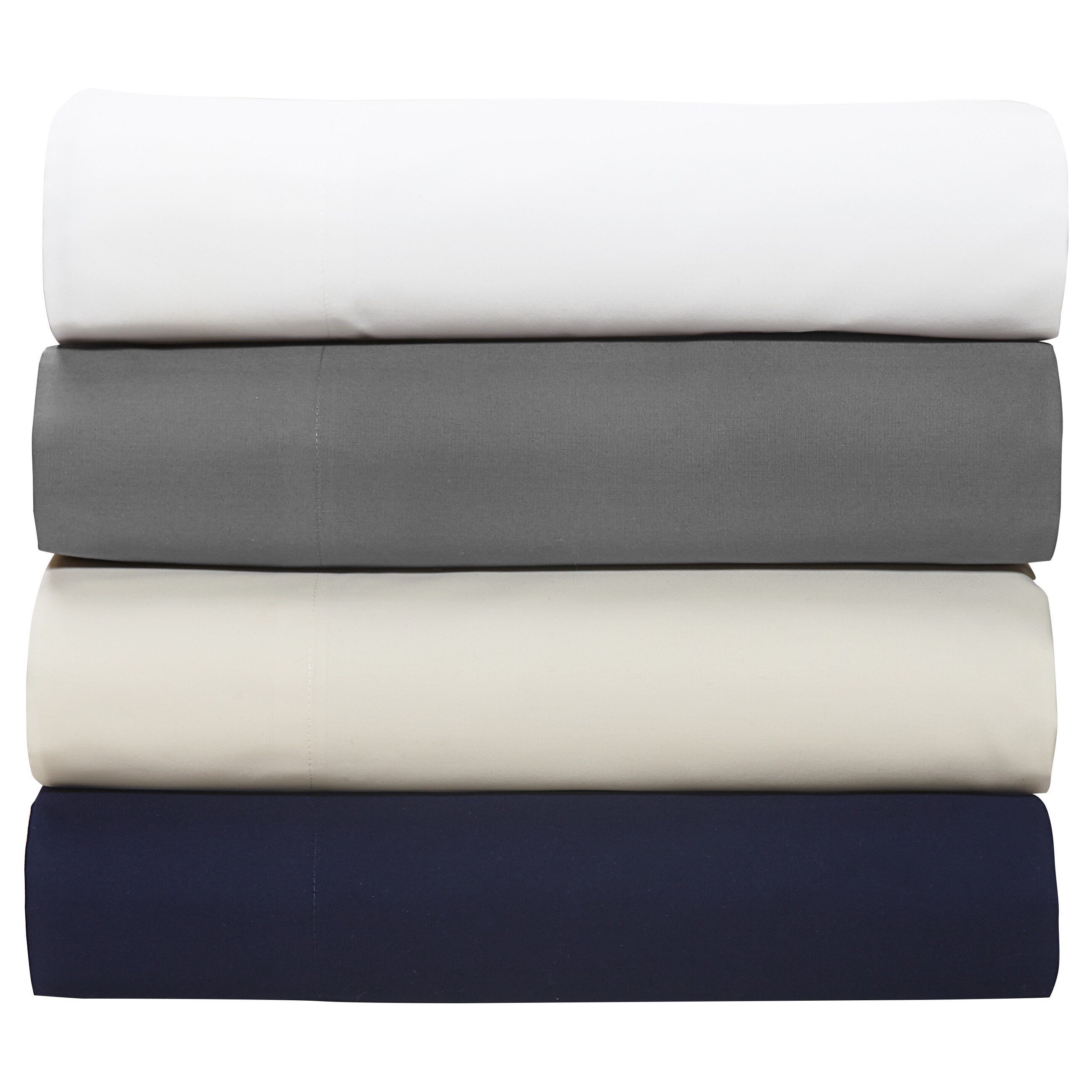 Welspun USA Inc. OCEA-SS-QFT-02 Welspun T400 Queen Fitted Sheet - 60L x 80W - White