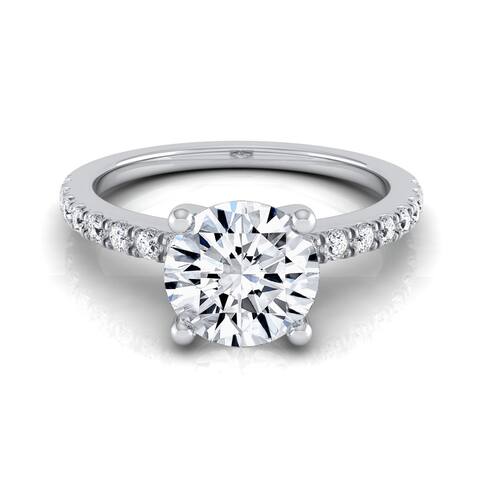 14k White Gold 3/4ct TDW White Diamond Engagement Ring