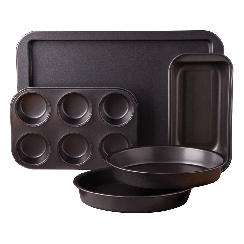NutriChef Ceramic 3 Piece Nonstick Kitchen Bakeware Set w/ Stackable Baking  Pans - Bed Bath & Beyond - 36007205