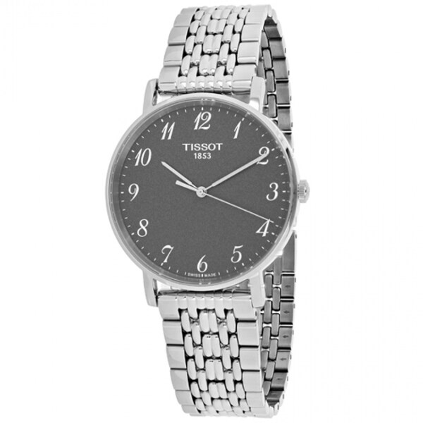 Tissot Men's T-Classic Everytime Rhodium Dial Watch