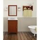 Alaterre 25-inch Wood Bath Storage Shelf with Towel Rod - Thumbnail 13