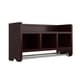 Alaterre 25-inch Wood Bath Storage Shelf with Towel Rod - Thumbnail 10