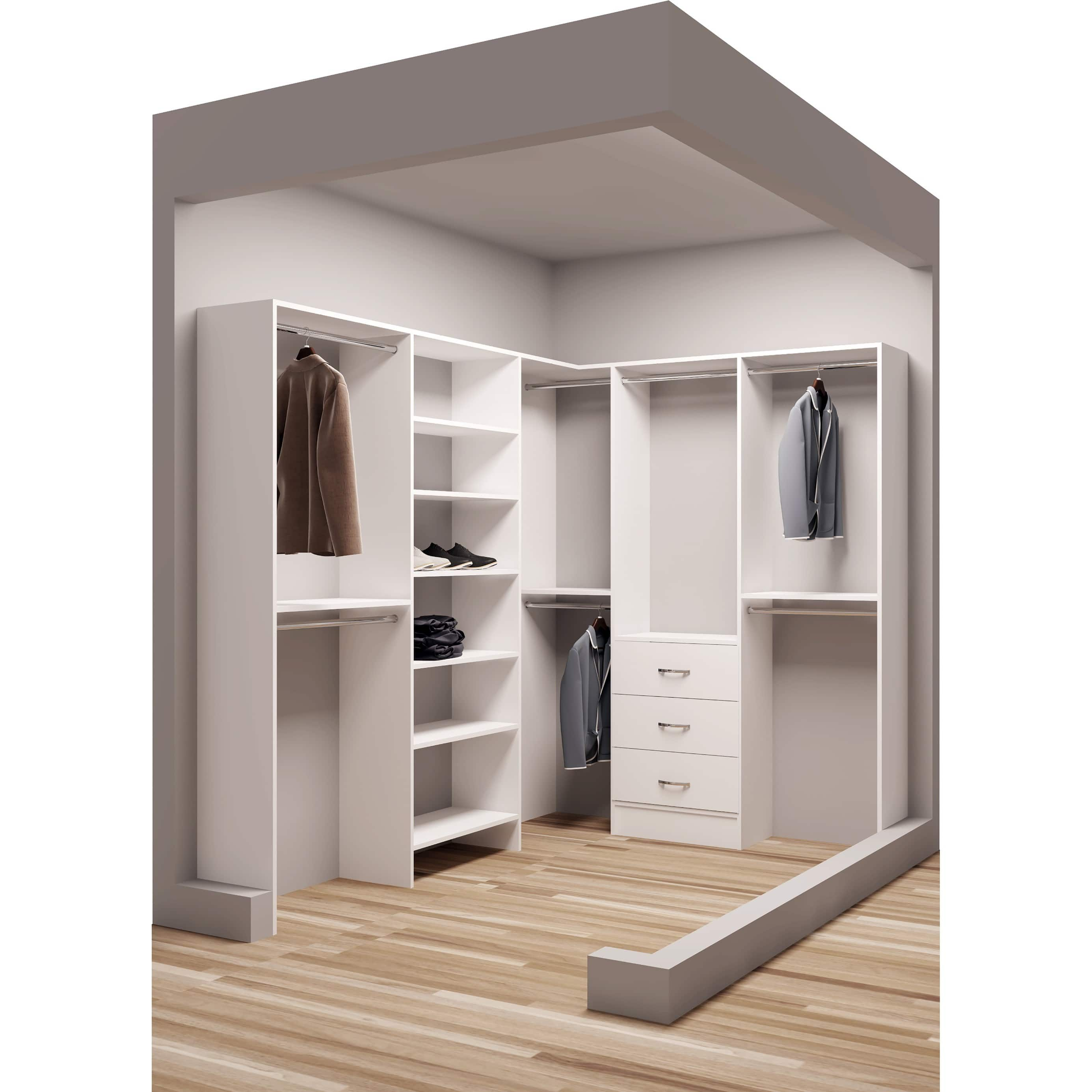 TidySquares Classic White Wood 75 X 96 Corner Walkin Closet Organizer Design 2 6593d8ea B066 45ed 99c2 4d4d6c6f2b59 ?impolicy=medium