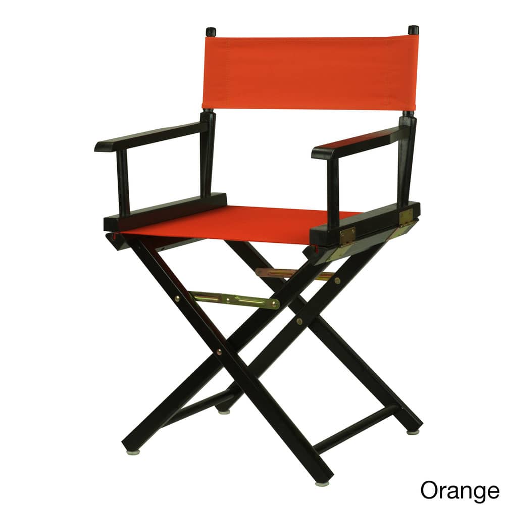 Black Frame 18-inch Director's Chair