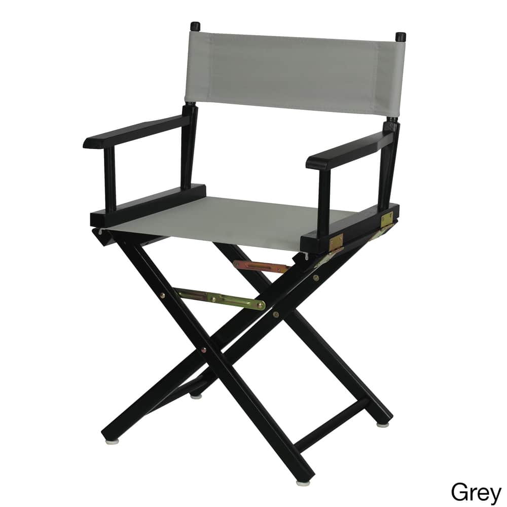 Black Frame 18-inch Director's Chair