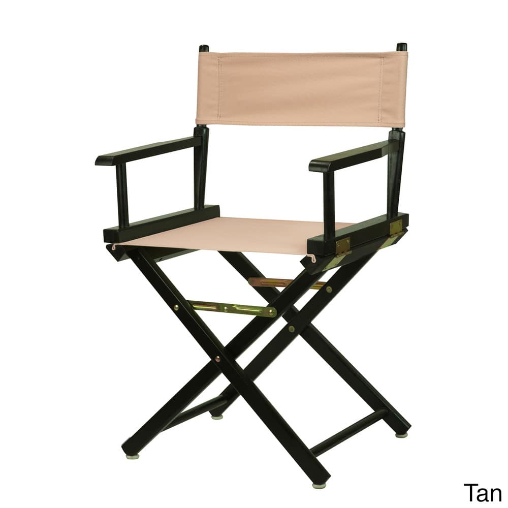 Black Frame 18-inch Director's Chair