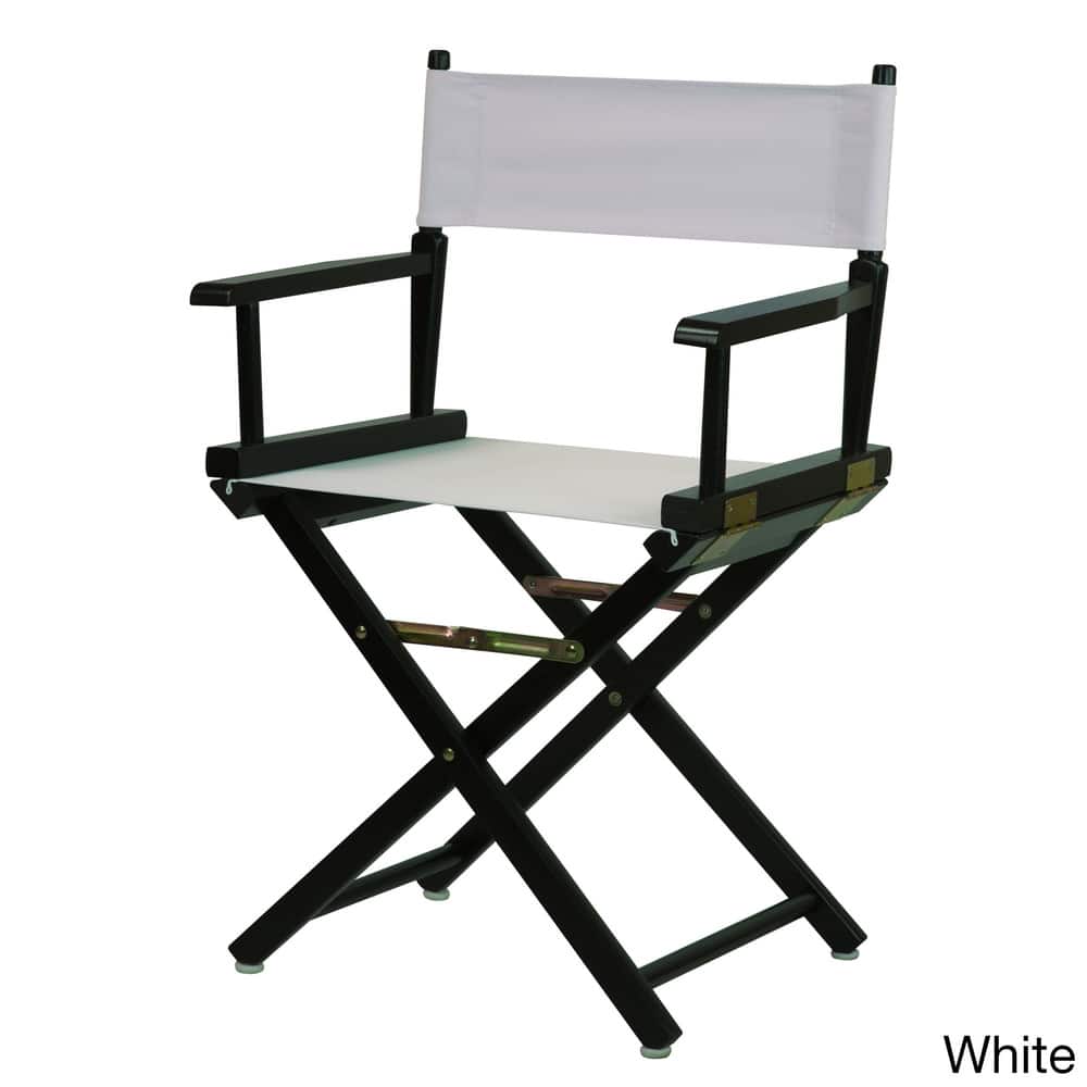 Black Frame 18-inch Director's Chair