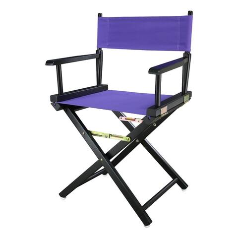 Black Frame 18-inch Director's Chair