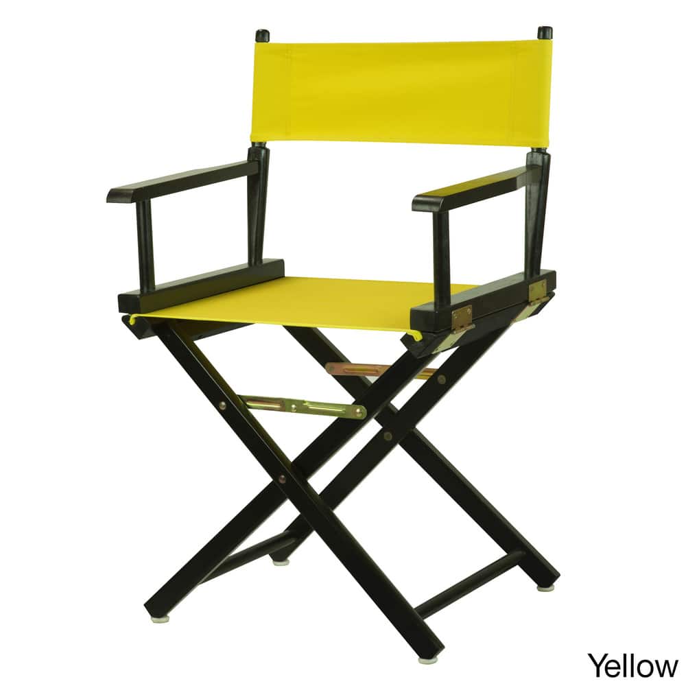 Black Frame 18-inch Director's Chair