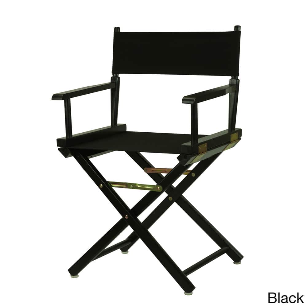 Black Frame 18-inch Director's Chair