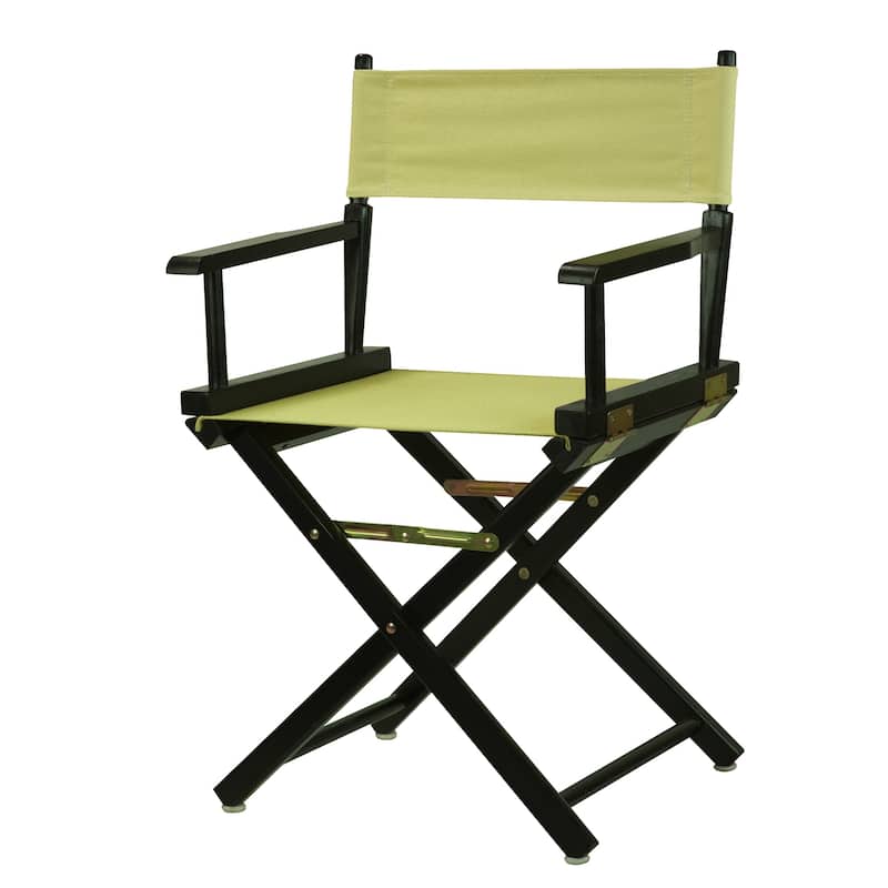 Black Frame 18-inch Director's Chair