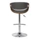 preview thumbnail 12 of 36, Butterfly 24" Adjustable Swivel Bar Stool