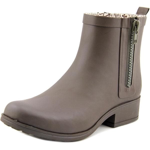 ankle height rubber boots
