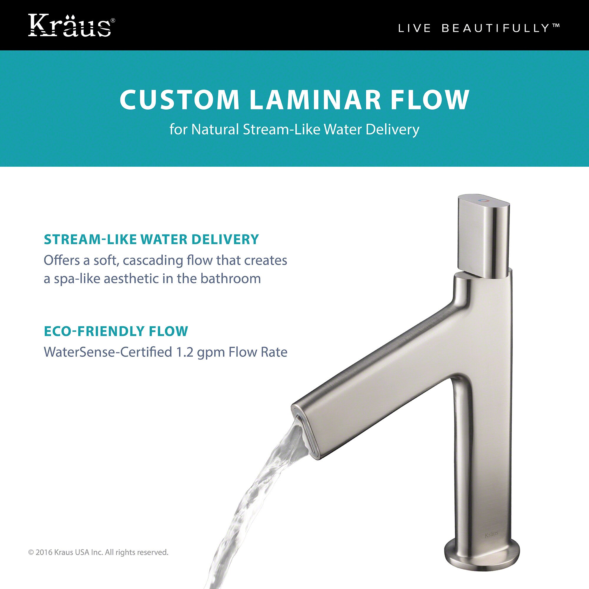 Shop Kraus Kef 15701 Ino Single Hole Single Handle Bathroom Basin