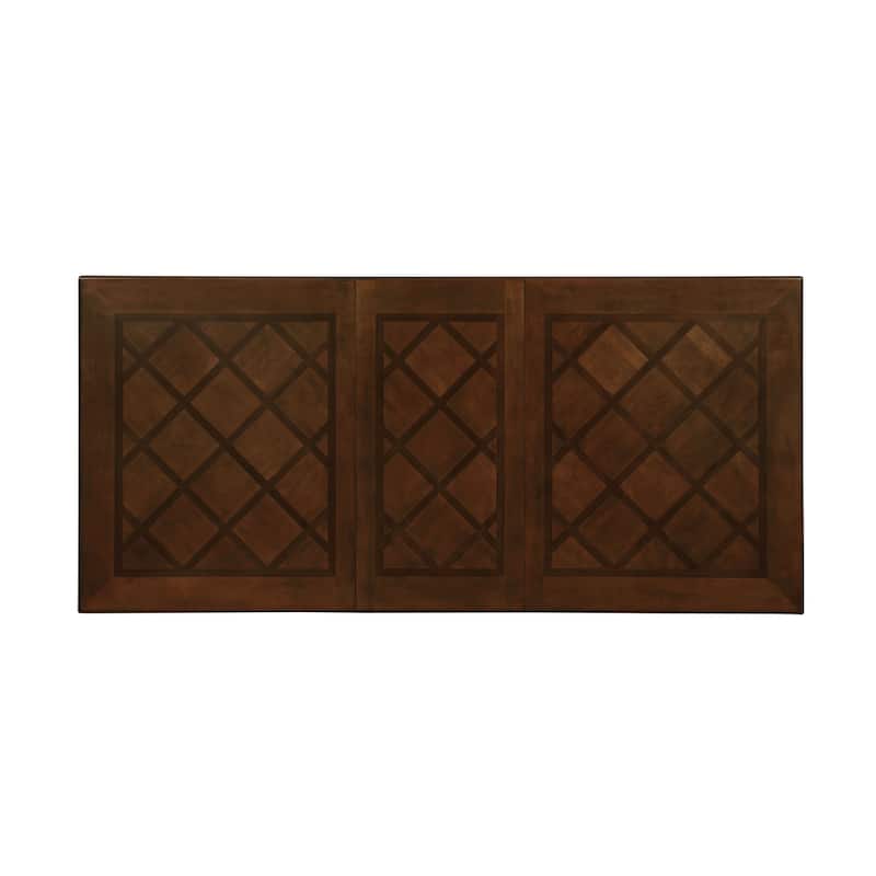 Copper Grove Madzharovo Brown Cherry 103-inch Expandable Dining Table