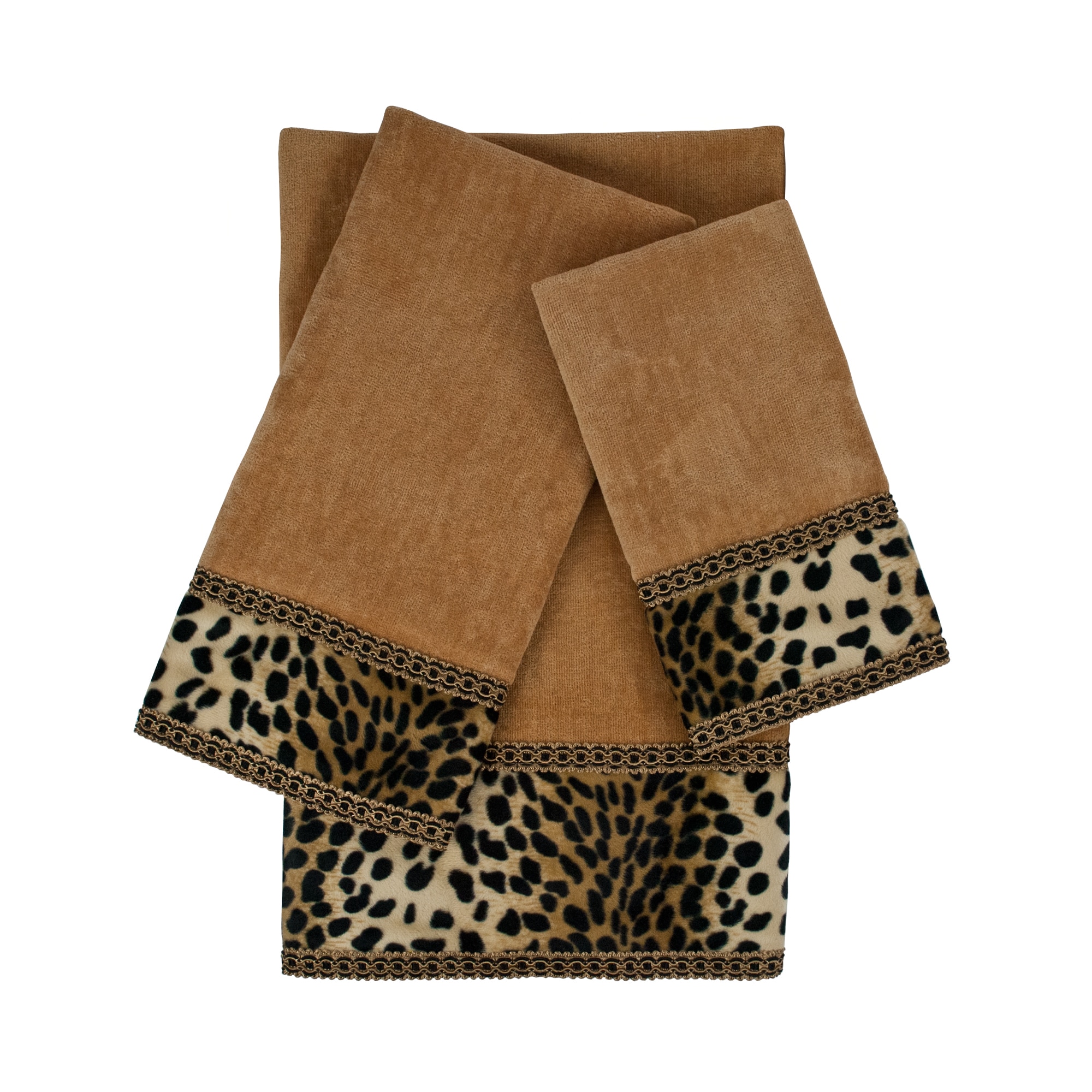 Leopard store bath towels