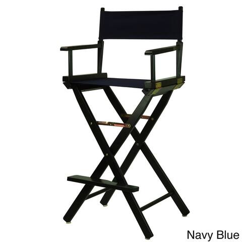 Black Frame 30-inch Director's Chair