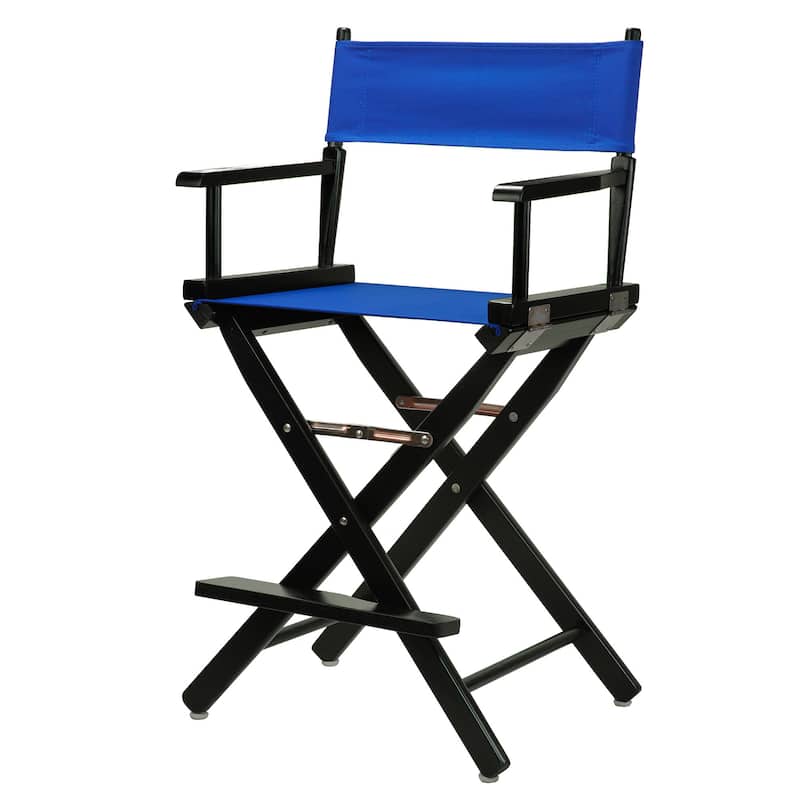 Black Frame 24-inch Director's Chair