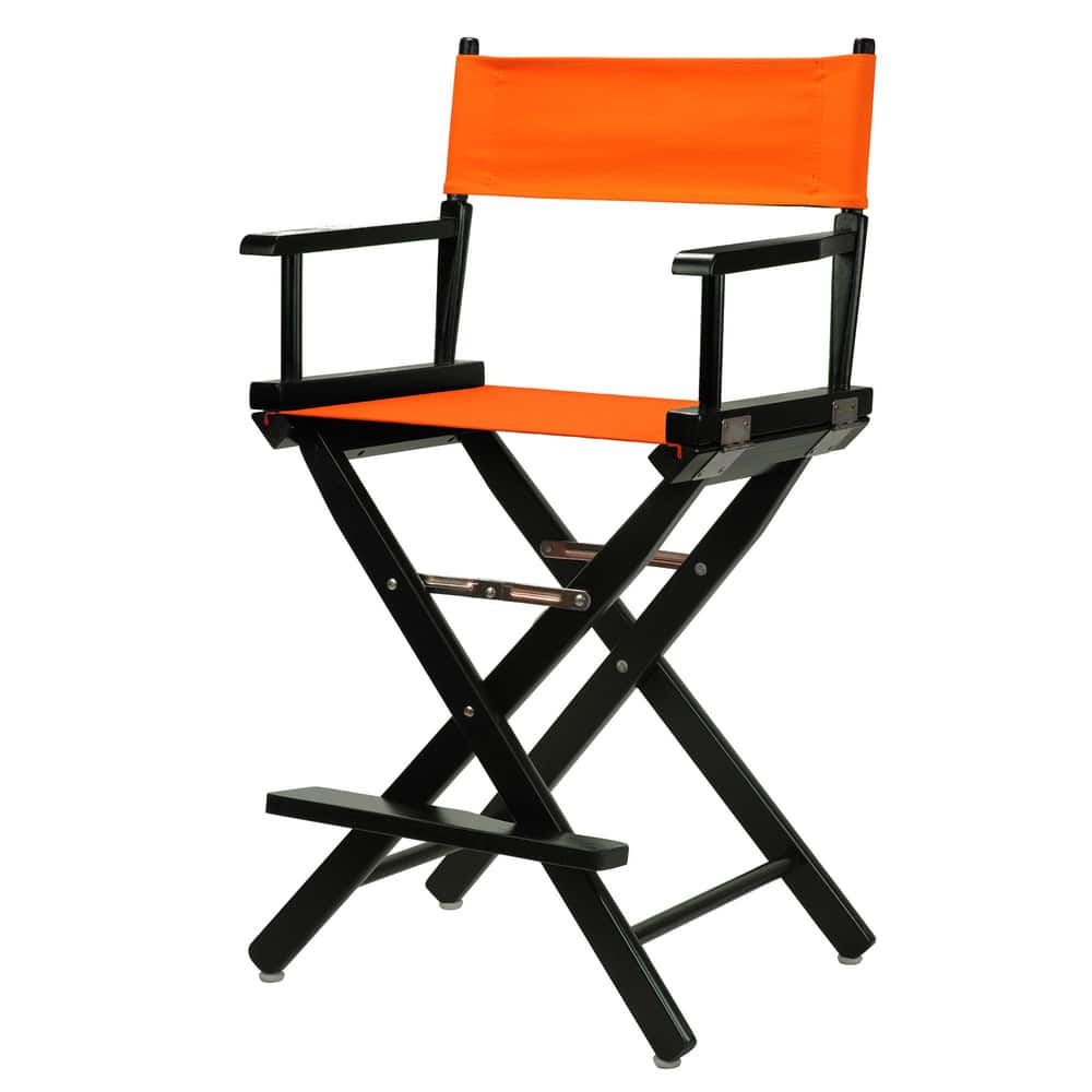 Black Frame 24-inch Director's Chair