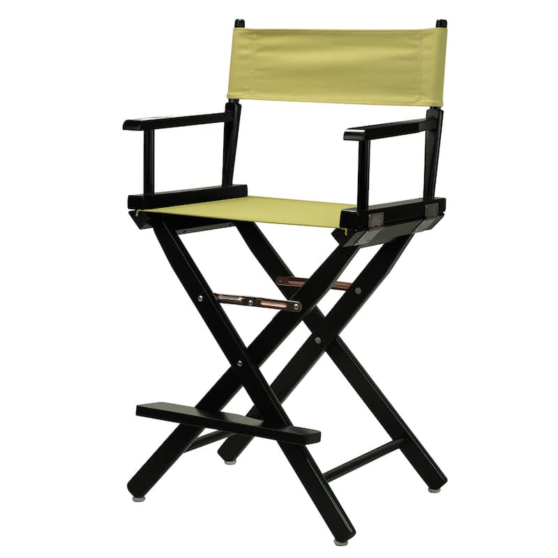 Black Frame 24-inch Director's Chair