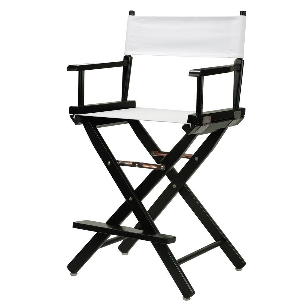 Black Frame 24-inch Director's Chair