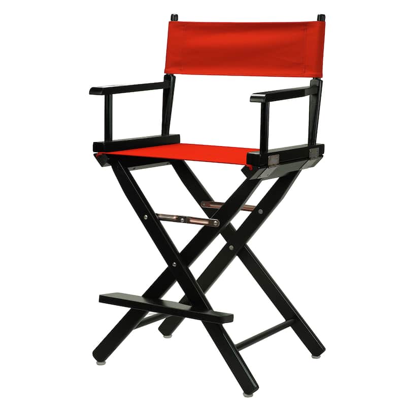 Black Frame 24-inch Director's Chair