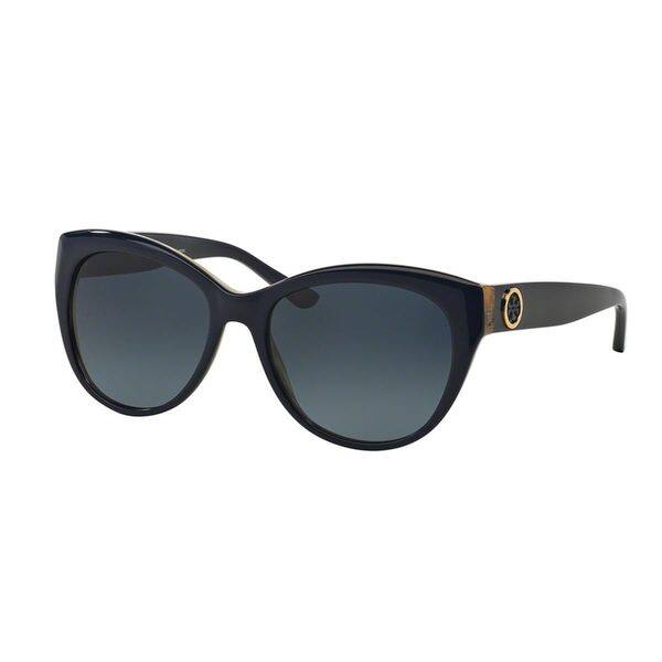 Tory Burch Womenundefineds TY7084 14924U Navy Plastic Cat Eye Polarized  Sunglasses (As Is Item) - Overstock - 13226789